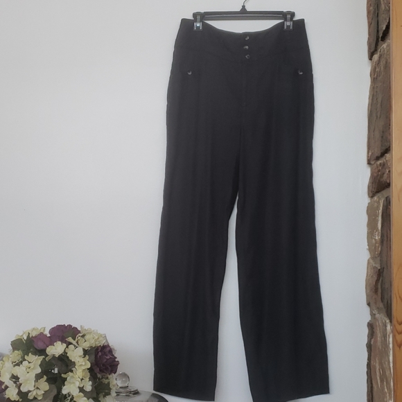 Anthropologie Pants - Anthropologie black wide-legs Pants